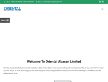 Tablet Screenshot of orientalabasan.com